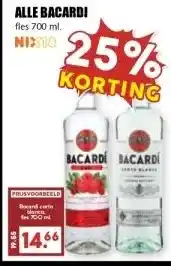 MCD Supermarkt ALLE BACARDI aanbieding
