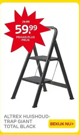 Praxis ALTREX HUISHOUD- TRAP GIANT TOTAL BLACK aanbieding