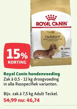 Maxi Zoo Roval Canin hondenvoeding aanbieding