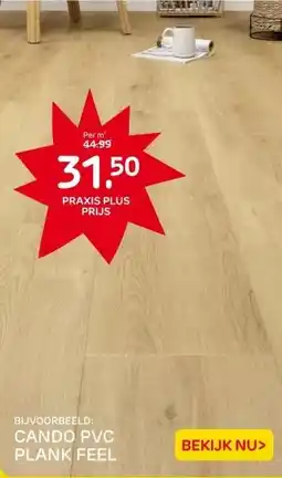 Praxis CANDO PVC PLANK FEEL aanbieding