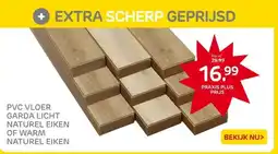 Praxis PVC VLOER GARDA LICHT NATUREL EIKEN OF WARM NATUREL EIKEN aanbieding