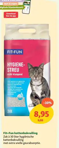 Maxi Zoo Fit+Fun kattenbakvulling aanbieding
