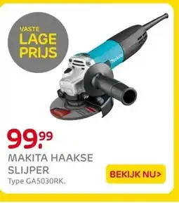 Praxis MAKITA HAAKSE SLIJPER aanbieding
