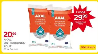 Praxis AXAL ONTHARDINGS- ZOUT aanbieding