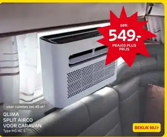 Praxis QLIMA SPLIT AIRCO VOOR CARAVAN aanbieding