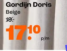 Kwantum Gordijn Doris aanbieding