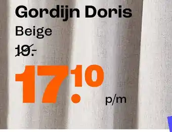 Kwantum Gordijn Doris aanbieding