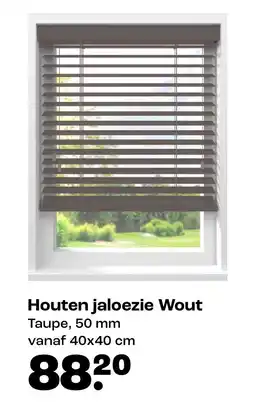 Kwantum Houten jaloezie Wout aanbieding