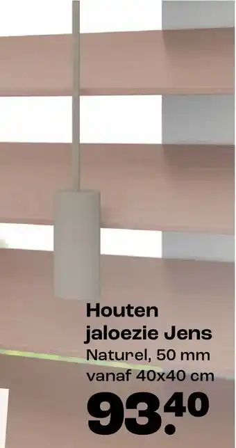 Kwantum Houten jaloezie Jens aanbieding