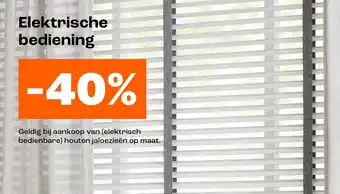 Kwantum Houten jaloezie Hein aanbieding