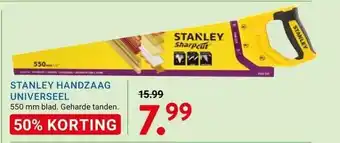 Kluswijs STANLEY HANDZAAG UNIVERSEEL aanbieding