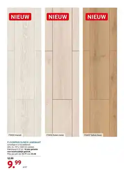 Kluswijs FLOORPAN SUNEX LAMINAAT aanbieding