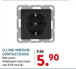 Kluswijs Q-LINK INBOUW- CONTACTDOOS aanbieding