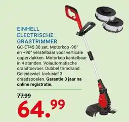 Kluswijs EINHELL ELECTRISCHE GRASTRIMMER aanbieding