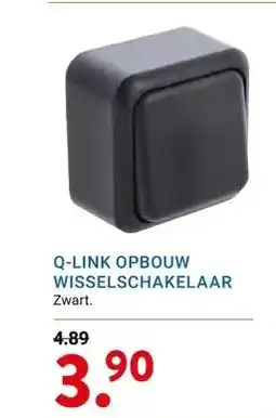 Kluswijs Q-LINK OPBOUW WISSELSCHAKELAAR aanbieding