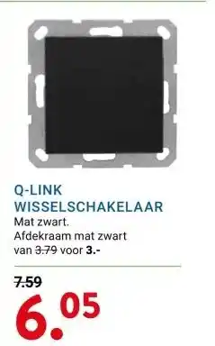 Kluswijs Q-LINK WISSELSCHAKELAAR aanbieding
