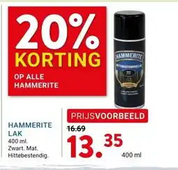 Kluswijs HAMMERITE LAK aanbieding