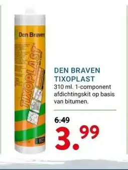 Kluswijs DEN BRAVEN TIXOPLAST aanbieding