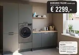 Keukendepot BIJKEUKEN TOLEDO Schiefer grijs aanbieding