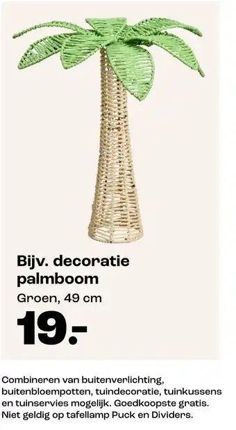 Kwantum Decoratie palmboom aanbieding