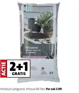 Intratuin Intratuin potgrond. Inhoud 40 liter. aanbieding