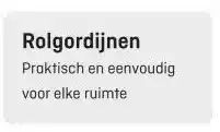 Hubo Rolgordijnen aanbieding