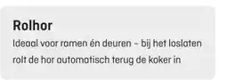Hubo Rolhor aanbieding