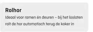 Hubo Rolhor aanbieding