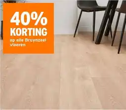 GAMMA 40% KORTING op alle Bruynzeel vloeren aanbieding