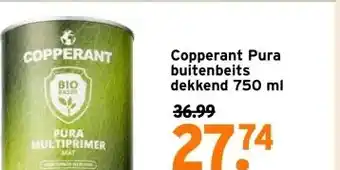 GAMMA Copperant Pura buitenbeits dekkend 750 ml aanbieding