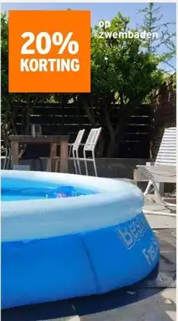 GAMMA 20% KORTING op zwembaden aanbieding