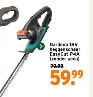 GAMMA Gardena 18V heggenschaar EasyCut P4A (zonder accu) aanbieding