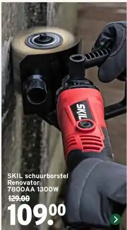 GAMMA SKIL schuurborstel Renovator 7800AA 1300W aanbieding