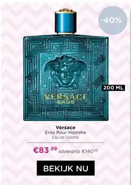 ICI Paris XL Versace Eros Pour Homme Eau de Toilette aanbieding