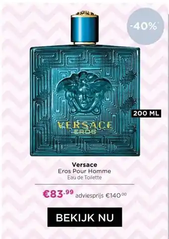 ICI Paris XL Versace Eros Pour Homme Eau de Toilette aanbieding
