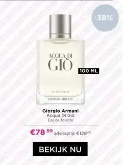 ICI Paris XL Giorgio Armani Acqua Di Giò Eau de Toilette aanbieding