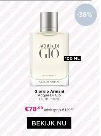 ICI Paris XL Giorgio Armani Acqua Di Giò Eau de Toilette aanbieding