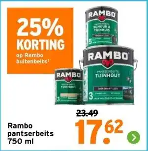 GAMMA Rambo pantserbeits 750 ml aanbieding