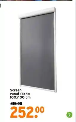 GAMMA Screen vanaf (bxh): 100x100 cm aanbieding