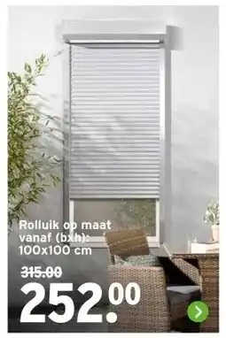 GAMMA Rolluik op maat vanaf (bxh): 100x100 cm aanbieding