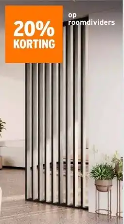 GAMMA 20% KORTING op roomdividers aanbieding