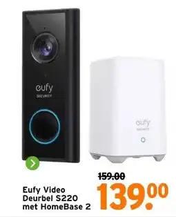 GAMMA Eufy Video Deurbel S220 met HomeBase 2 aanbieding