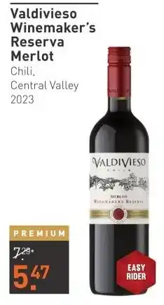 Gall & Gall Valdivieso Winemaker's Reserva Merlot 75CL Wijn aanbieding