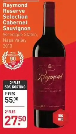 Gall & Gall Raymond Reserve Selection Cabernet Sauvignon 75CL Wijn aanbieding