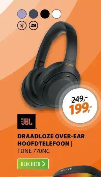 Expert JBL Tune 770NC Zwart aanbieding