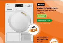 Expert Miele TEA535 WP Excellence EcoSpeed aanbieding