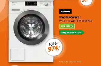 Expert Miele WEA 135 WPS Excellence aanbieding