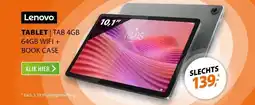 Expert Lenovo Tab 4GB 64GB Wifi + Book Case Grijs aanbieding