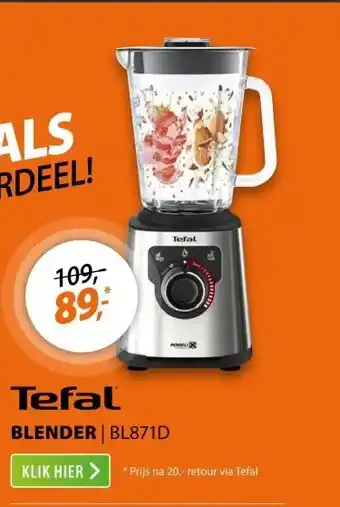 Expert Tefal BL871D Grijs aanbieding