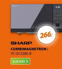 Expert Sharp YC-GC52BE-B Zwart aanbieding